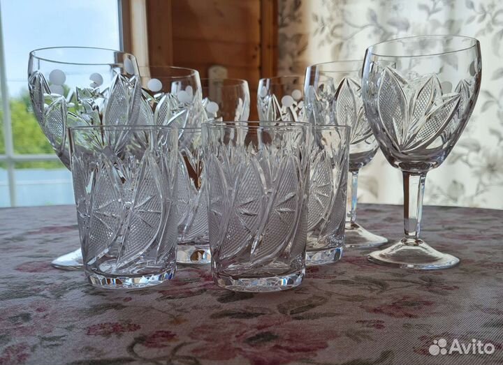 Фужеры, стаканы Хрусталь СССР