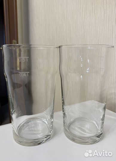 Пивные бокалы 2 шт. (стаканы) 0,5л