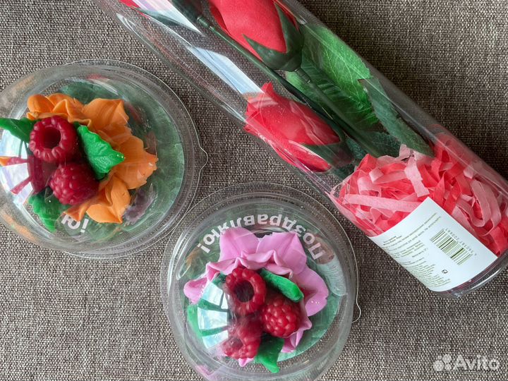 Декоративное мыло. Подарок. В асотрименте