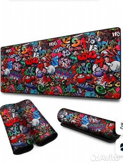 Яркий игровой компьютерный коврик
