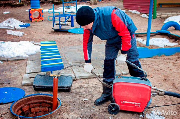 Прочистка канализации Прочистить засор