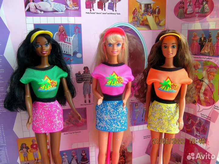 Платье на барби Glitter Hair