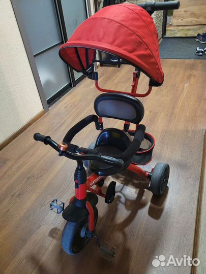 Велосипед детский с родительской ручкой