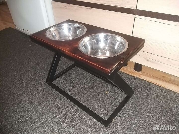 Собачья подставка для мисок новая