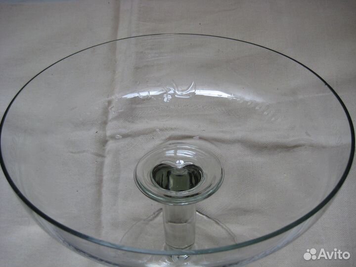 Фруктовницы вазы Тонкое стекло СССР