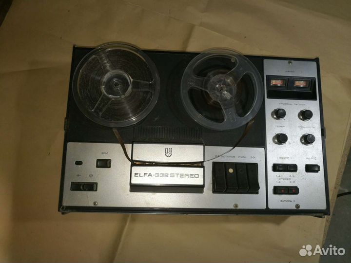 Катушечный магнитофон elfa 332