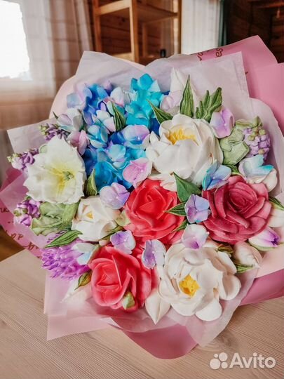 Зефир. Цветы из зефира. Букеты