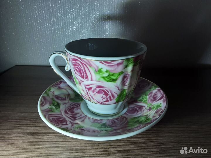 Чашка с блюдцем,подарочной упаковке,новые