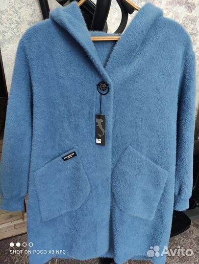Пальто женское шикарное 48-54(Альпака)