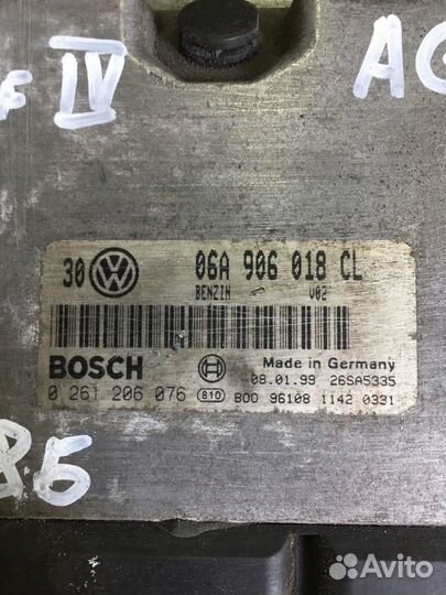 Эбу VW Golf lV 1.8 06A906018CL