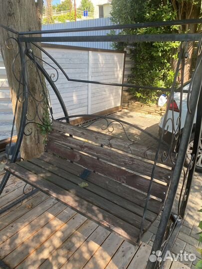 Качеля кованная