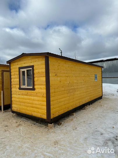 Перевозная баня из бруса
