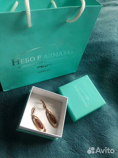 Серьги серебро 925