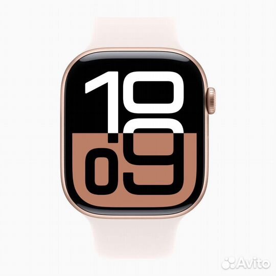 Apple Watch S10 42mm Rose Gold Light Blush Band