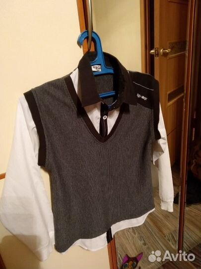 Рубашки школьные 33 и 34