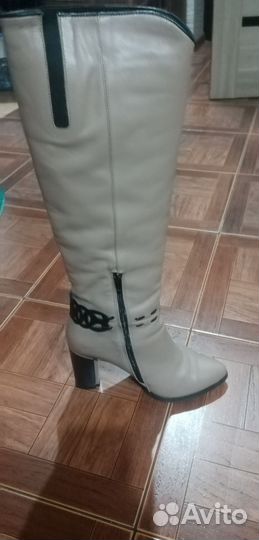 Зимние женские сапоги 38 натуральная кожа