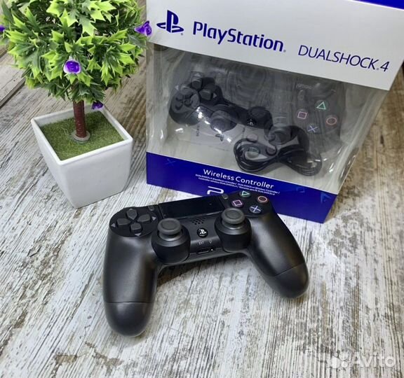 Sony PS4 джойстик, dualshock 4 черный v2