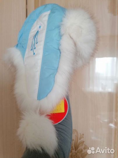 Шапка зимняя для девочки 54 56