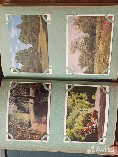 Советские альбомы с открытками