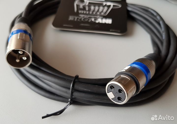 Микрофонный кабель Invotone ACM1105BK Новый