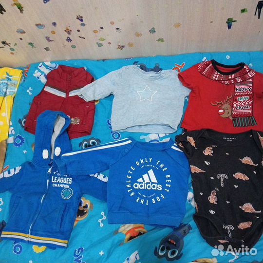 Детские вещи пакетом для мальчика 68-80