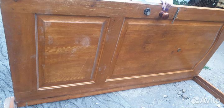 Дверь входная деревянная бу 85 на 195