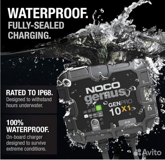 Зарядное устройство Noco Genius genpro10X1 IP68