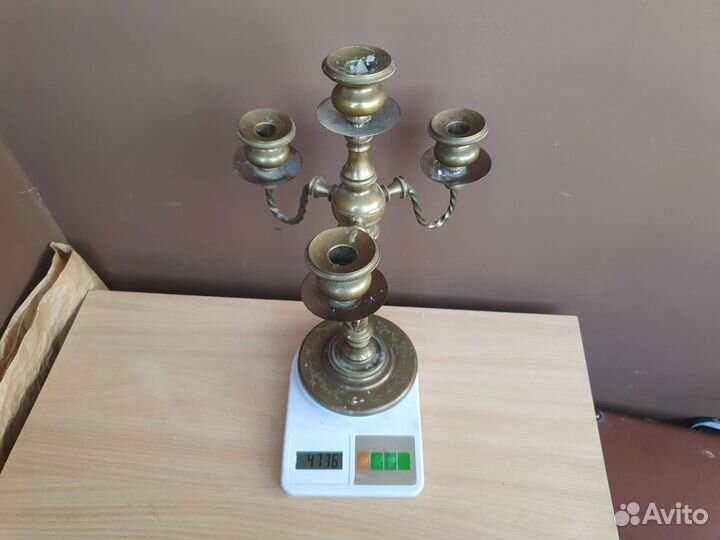 Подсвечник бронза 5кг