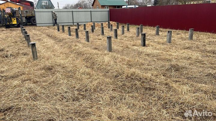 Сваи железобетонные и винтовые