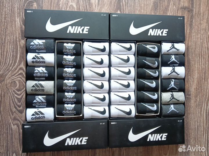 Носки Nike Adidas Reebok Puma