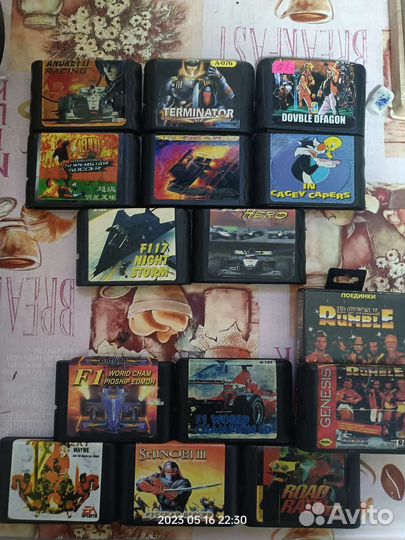 Картриджи для Sega mega drive 2 много игр
