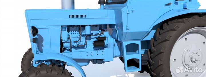 Трактор мтз-80/82 сборная модель 1/35