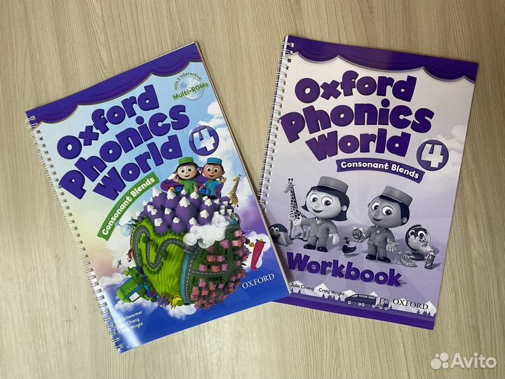Oxford Phonics World 4 SB, WB