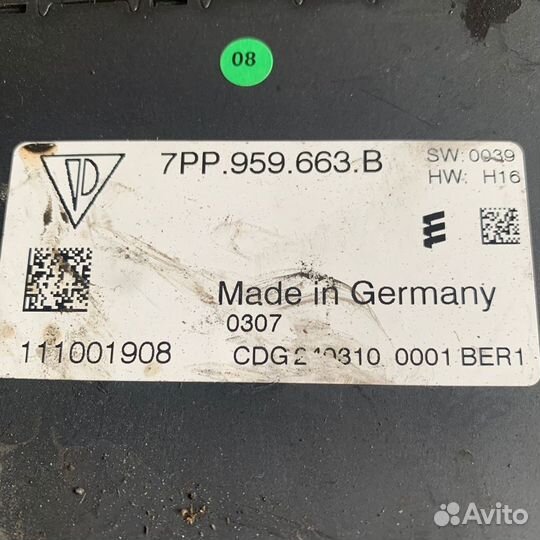 Стабилизатор напряжения porsche cayenne 958 turbo