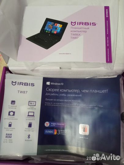 Планшет irbis TW 87