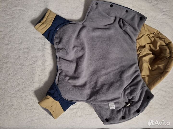 Зимний комбинезон для средней собаки