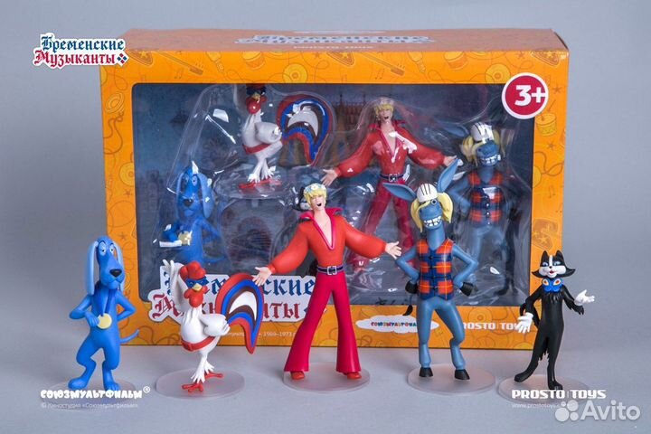 Бременские музыканты фигурки