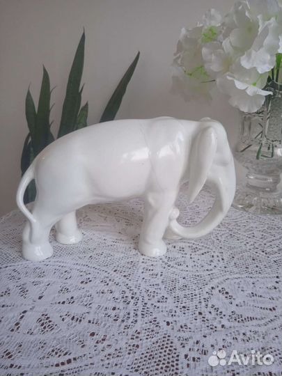Слон фарфор 1950е годы