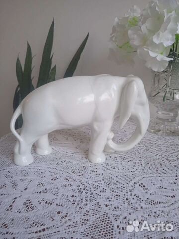 Слон фарфор 1950е годы