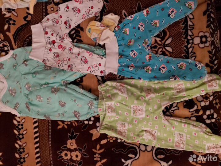 Детские вещи 0+ для грудничков (много новых)