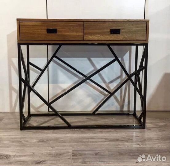 Консоль в стиле лофт