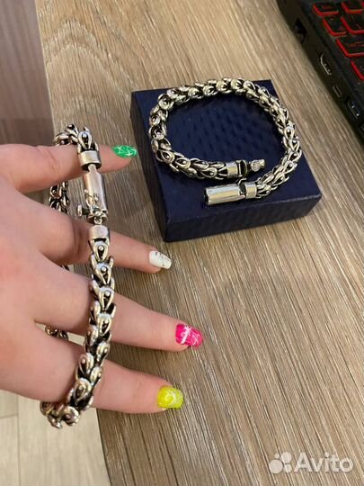 Браслет мужской 925