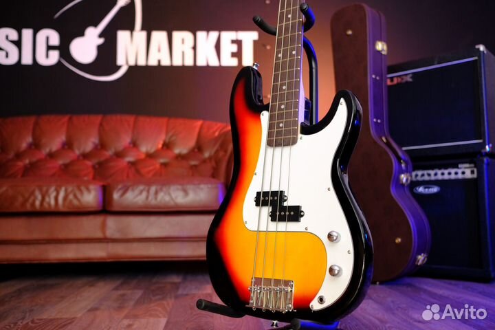 Бас гитара Fabio + Аксессуары