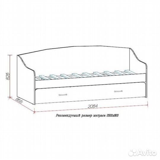 Кровать детская адель