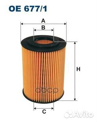 Фильтр масляный OE677/1 OE677/1 Filtron