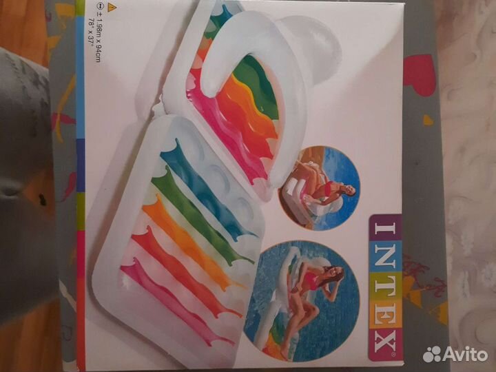 Кресло матрас надувное. Новое