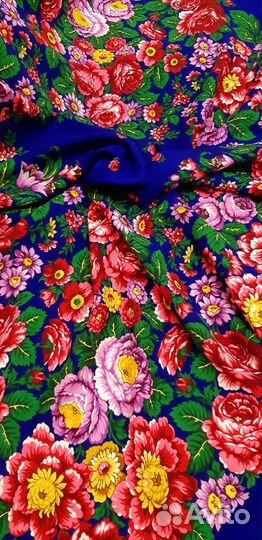 Павловопосадский платок шерсть