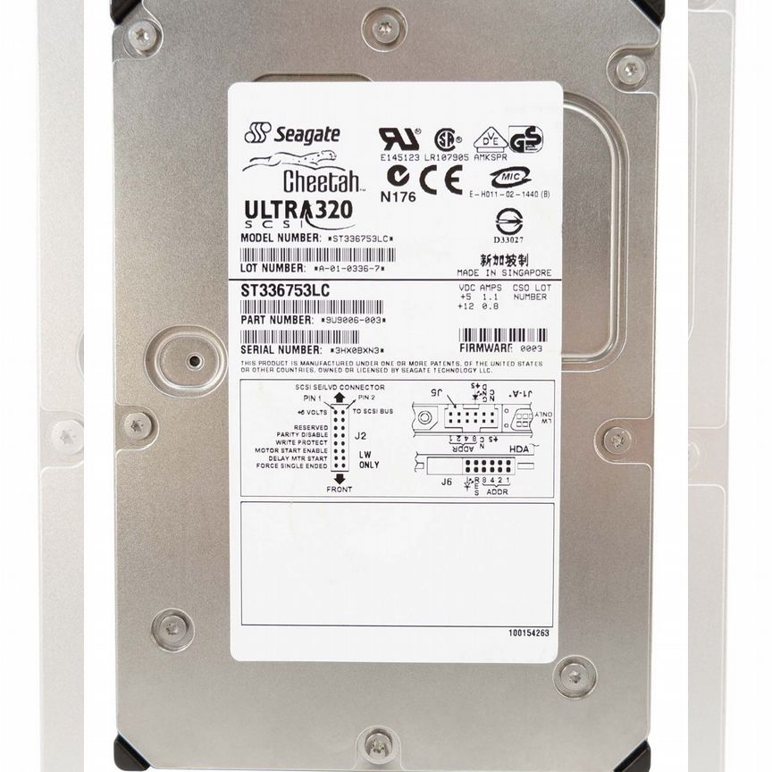 [ST336753LC] Жесткий Диск Seagate Scsi 36gb 3.5" Hdd St336753lc