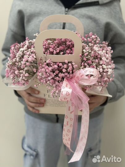 Композиция из гипсофилы