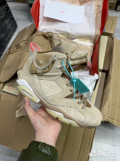 Jordan 6 Retro «Travis Scott British Khaki»